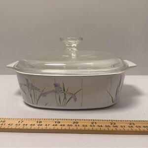 Corning Ware Casserole & Lid Shadow Iris, 2 Quarts